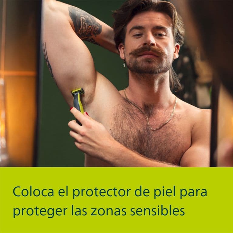 Afeitadora Philips OneBlade Cara y Cuerpo QP2824/10 â€“ HÃºmedo/Seco - Miniatura 6