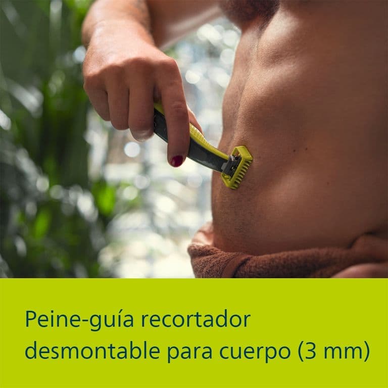 Afeitadora Philips OneBlade Cara y Cuerpo QP2824/10 â€“ HÃºmedo/Seco - Miniatura 7